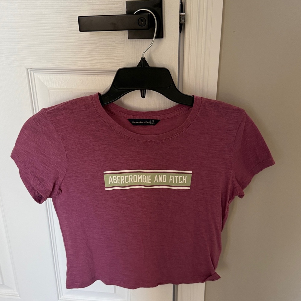 Abercrombie & Fitch Purple  Logo Tee